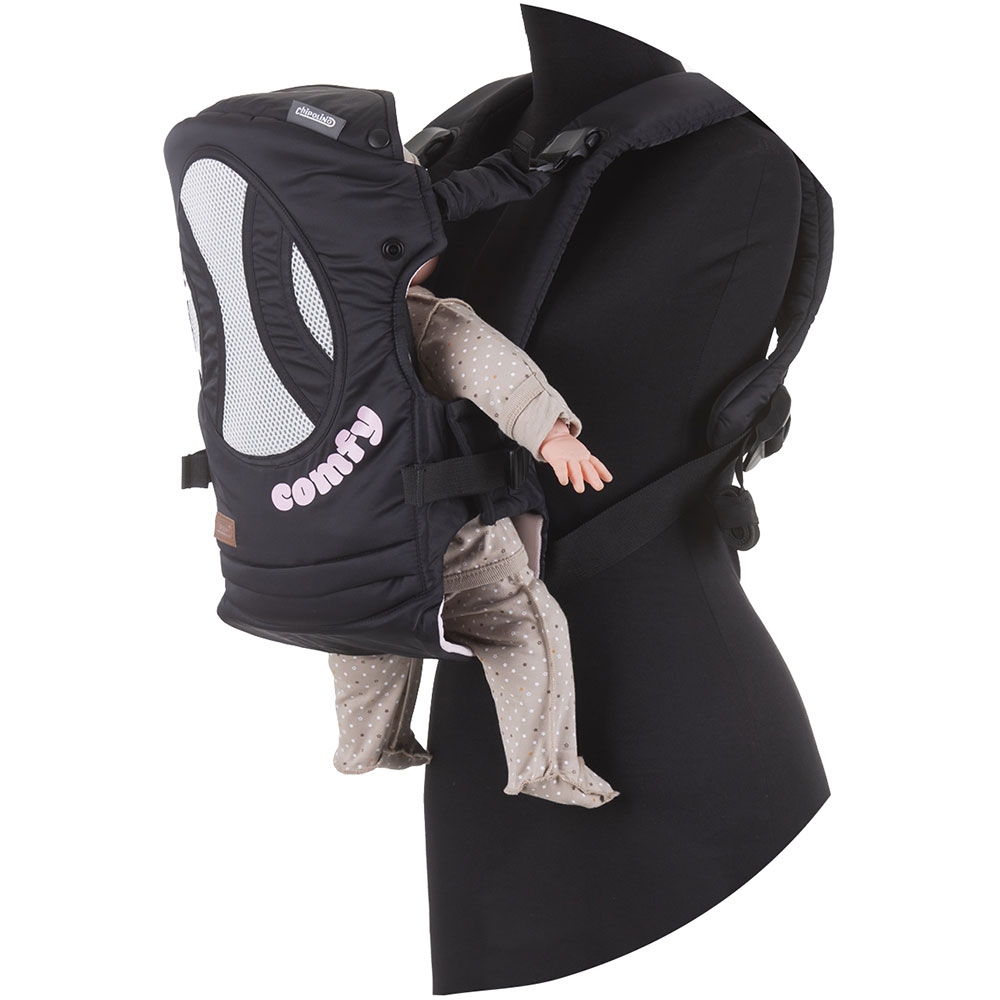 Marsupiu Chipolino Comfy Black Pink, 4 Pozitii - imagine 6