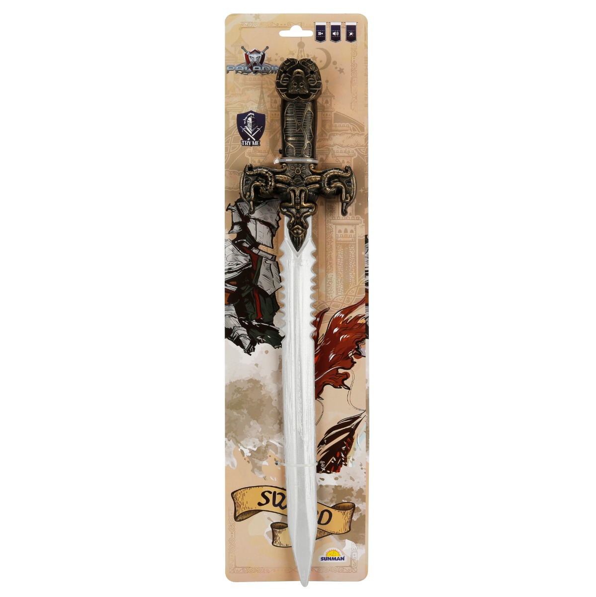 Sabie Paladin cu Lumini și Sunete 55 cm