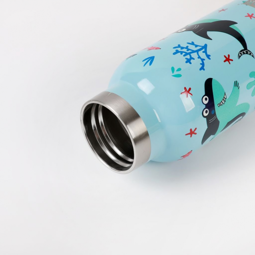 Itotal Termos Copii Rechin 350ml Oțel Inoxidabil - imagine 3