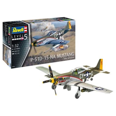 Revell Mustang P-51D - Kit model detaliat avion