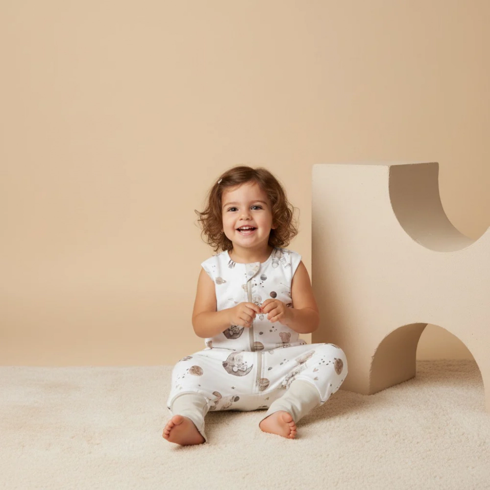 Baby steps Sac dormit picioare Space Teddy - imagine 6