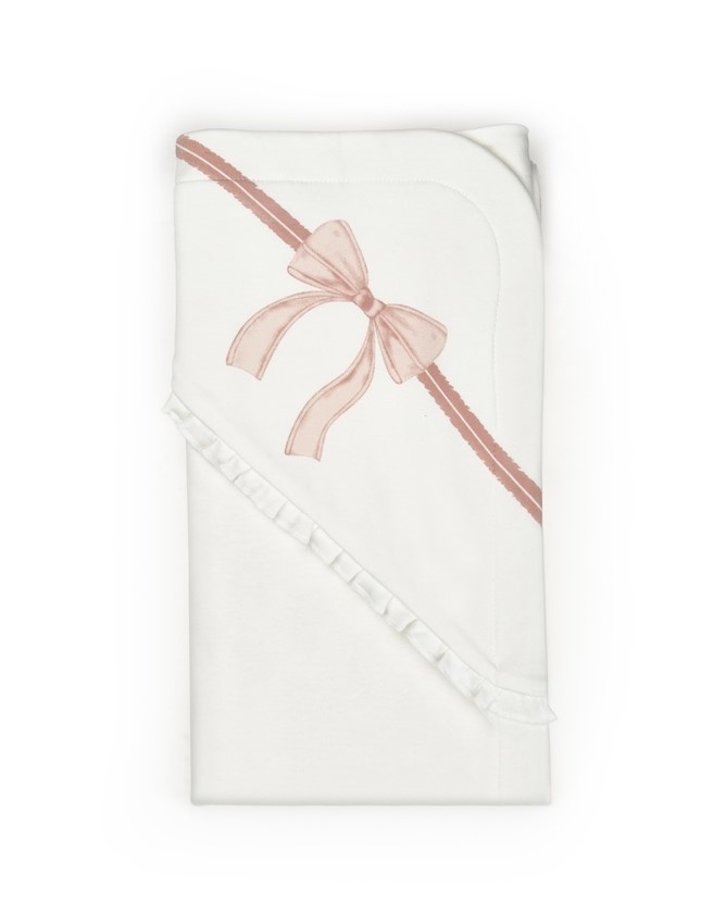 Paturica BabyCosy Bow - Bumbac 100% pentru nou-născut - imagine 5
