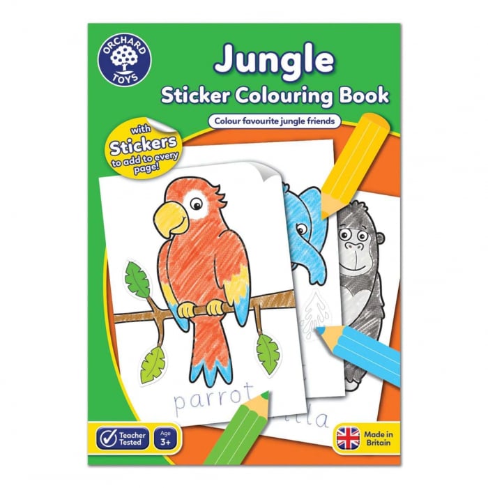 Carte Colorat Jungle Orchard Toys Engleza
