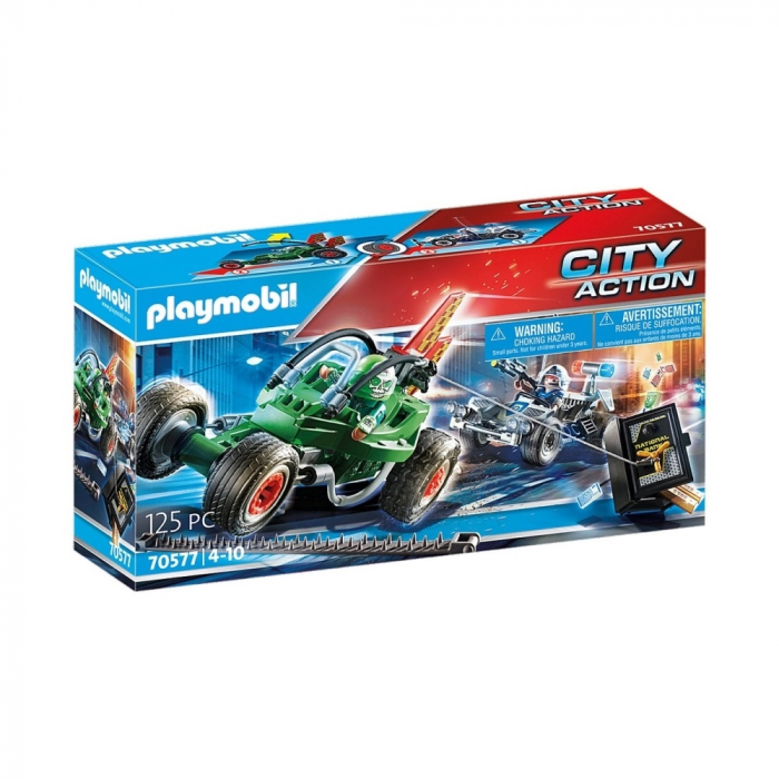 Evadarea cu Cart Playmobil - Urmariri Palpitante