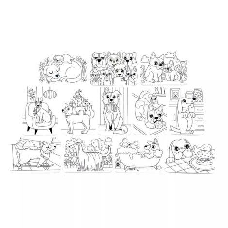 Ooly Undercover Art Catei - Colorat cu Modele Secrete - imagine 3