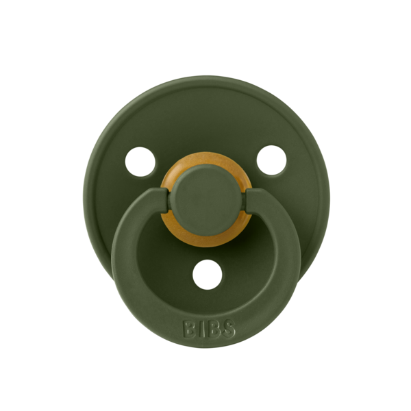 Suzeta Bibs Colour Latex, Tetina Rotunda, Hunter Green - imagine 4
