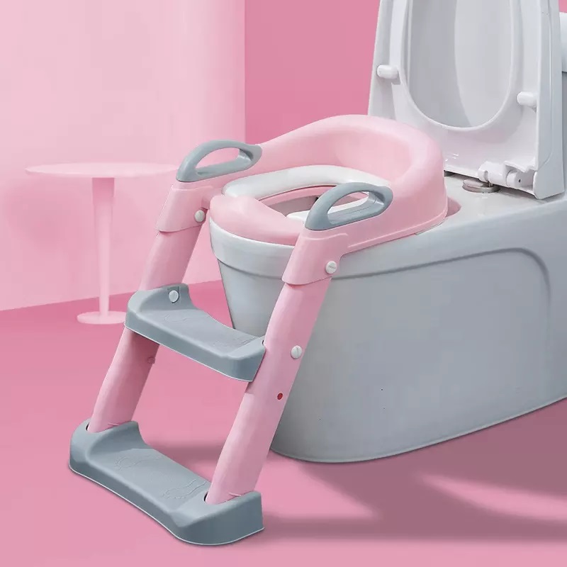 Reductor Toaleta Little Mom Pliabil Pink - imagine 2