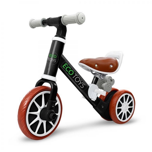 Bicicleta Ecotoys LC-V1307 Negru cu Pedale Detasabile