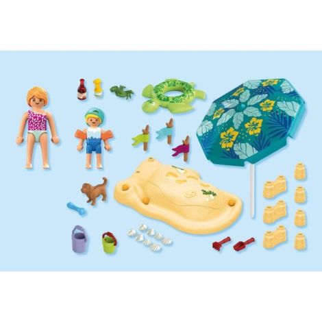 Playmobil Jucarie Plaja Familie - Distractie Creativa - imagine 5