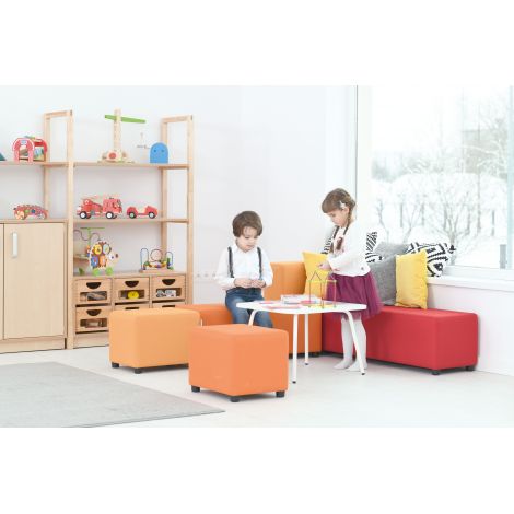 Masa Mini Albă Moje Bambino 60x60 - Spații Profesionale - imagine 2
