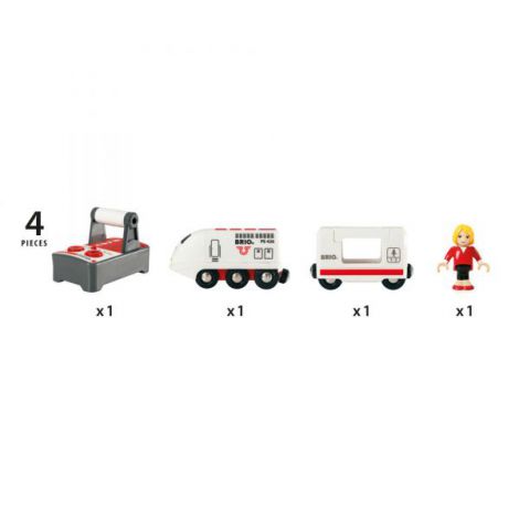 Tren Pasageri cu Telecomanda Brio World 33510 - imagine 5