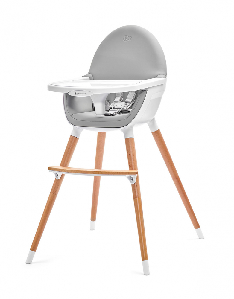 Scaun de masa 2 in 1 Kinderkraft Fini Grey - imagine 10