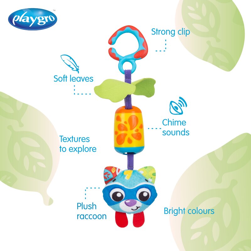 Jucărie Playgro Rocky Racoon pentru Carucior - imagine 5
