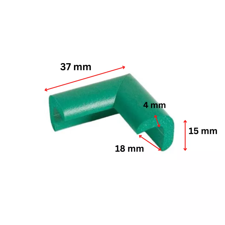 Protecție Colțuri Car Boy Safety Verde - imagine 2