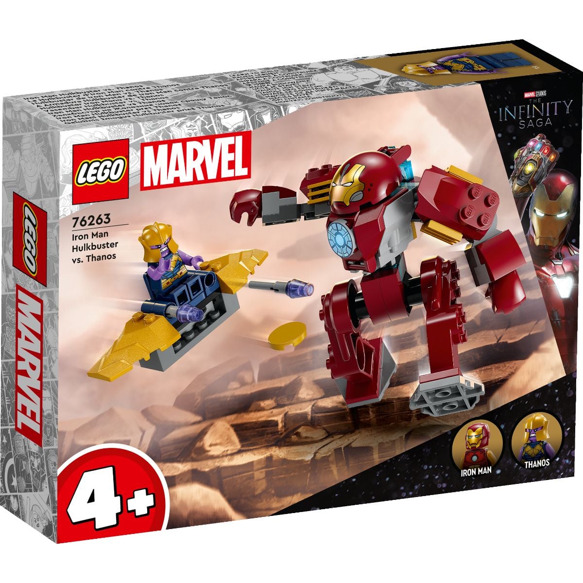 LEGO 76263 Iron Man vs Thanos, Set 4+