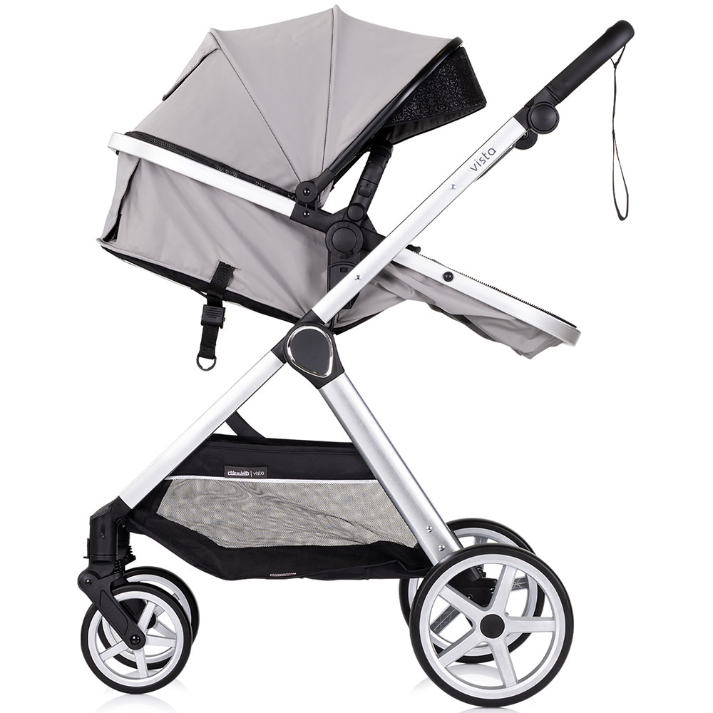 Carucior 3 in 1 Chipolino Vista Cloud Grey - imagine 10