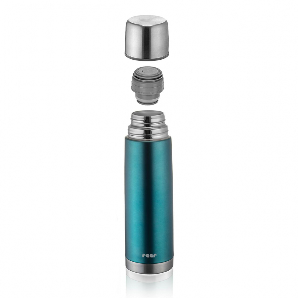 Sticla termos Reer ColourCup 450ml Albastru - imagine 6