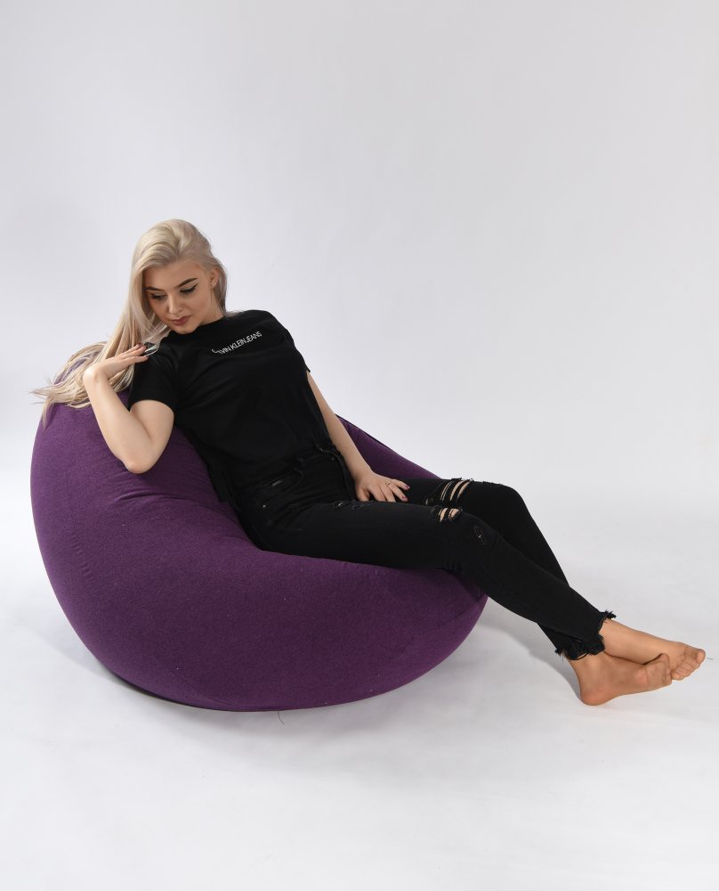 Fotoliu Pufrelax Nirvana - Confort Copii Mulberry - imagine 2