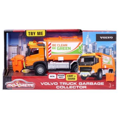 Mașina Gunoi Volvo Majorette | Lumini și Sunete - imagine 12