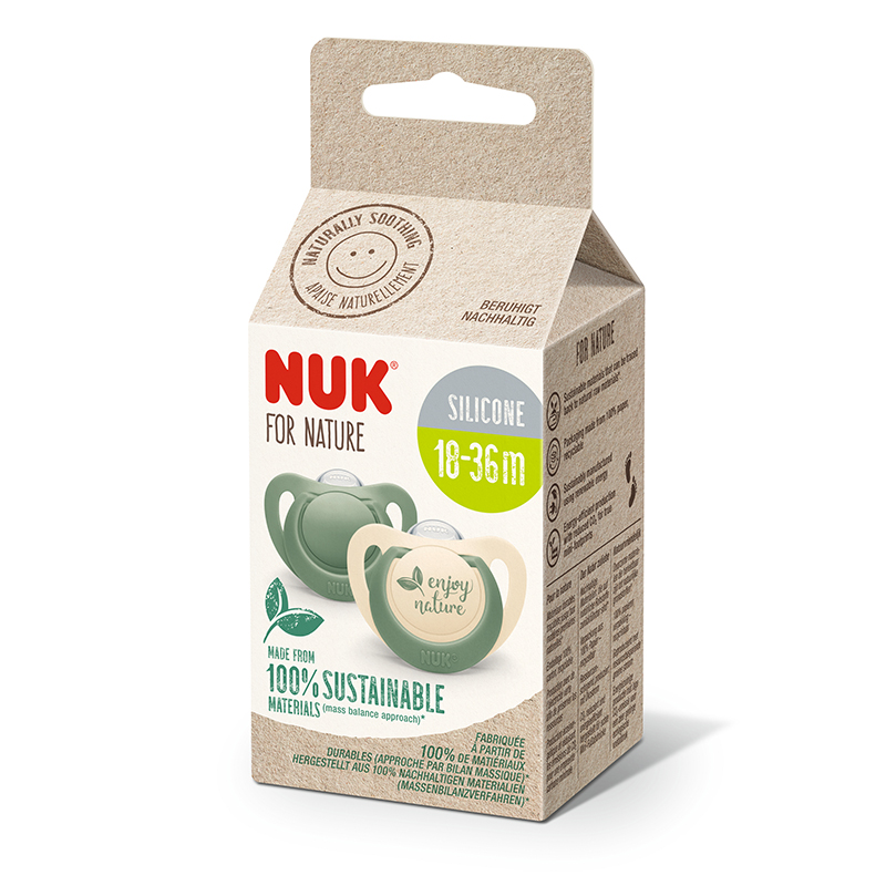 Set 2 suzete NUK for Nature M3, 18-36 luni - imagine 2