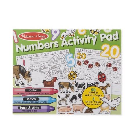 Bloc Activitati Numere Melissa & Doug, Colorat