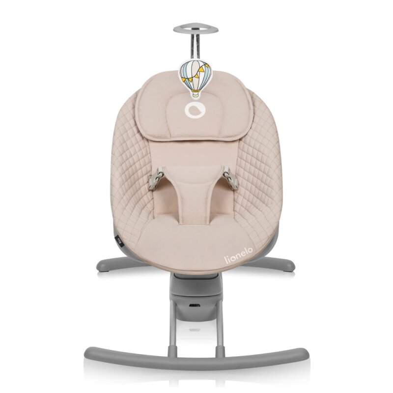 Leagan electric Lionelo Rio cu telecomanda, Bej