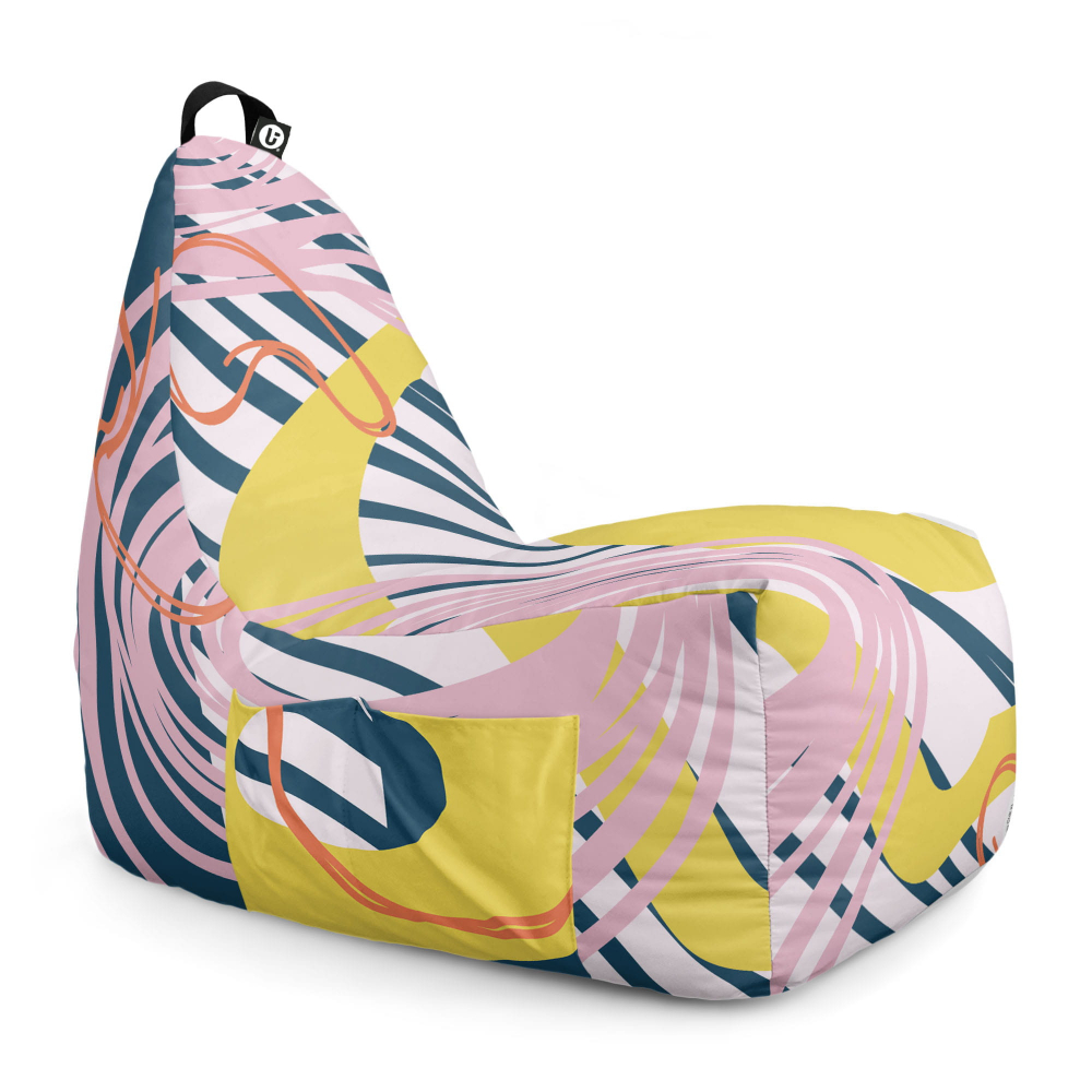 Fotoliu Puf Chill XL Updeco - Relaxare Abstractă - imagine 6