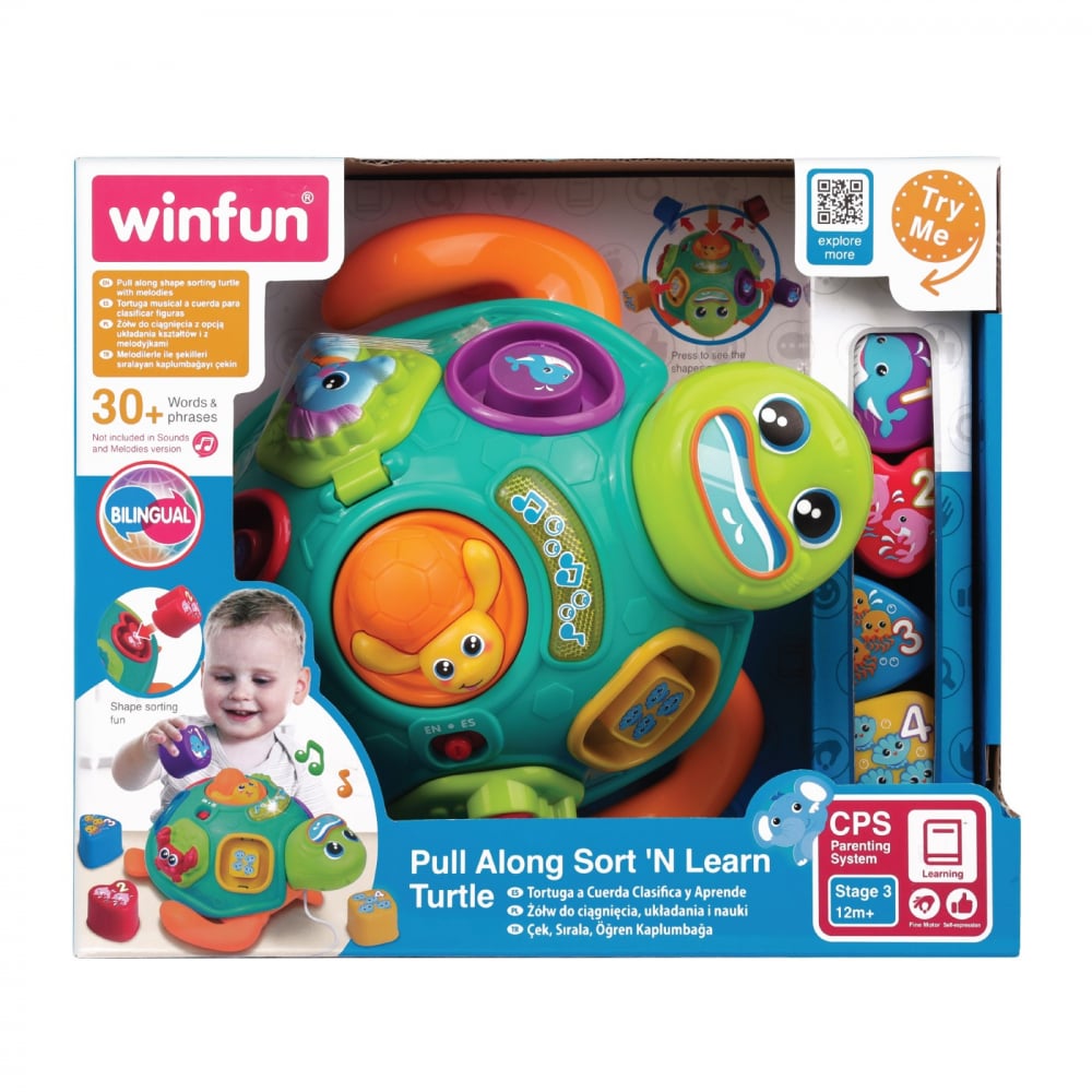 Winfun Țestoasă de Tras cu Forme și Joc