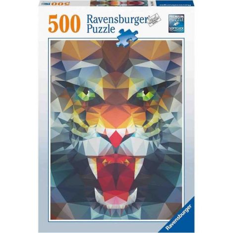Puzzle Tigru Ravensburger 500 Piese, Calitate Premium - imagine 2