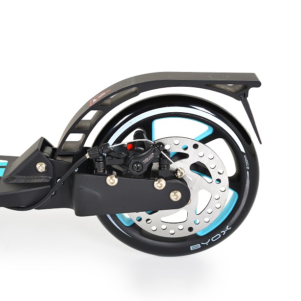 Trotineta Byox Plexus Turquoise, Aluminiu, 10 Ani+ - imagine 5