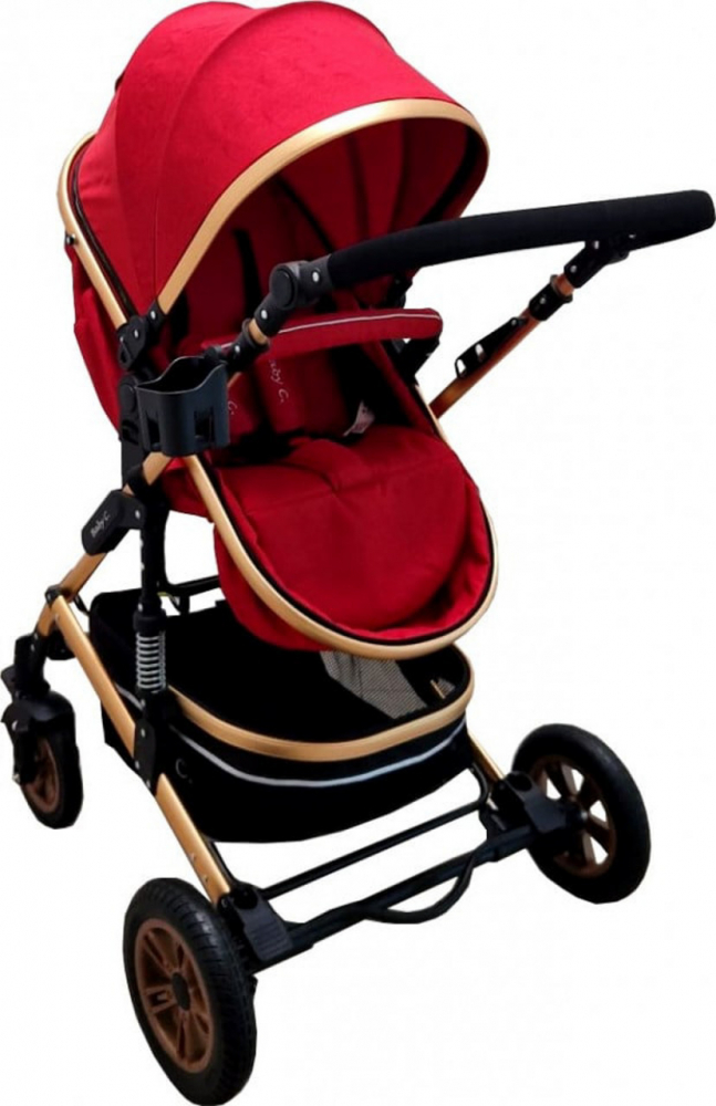 Baby Care PRO 531 Rosu 2in1 Carucior Premium - imagine 3