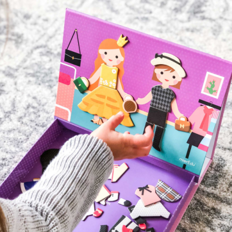 Joc Puzzle Magnetic Mieredu Imbracaminte Creativ - imagine 5