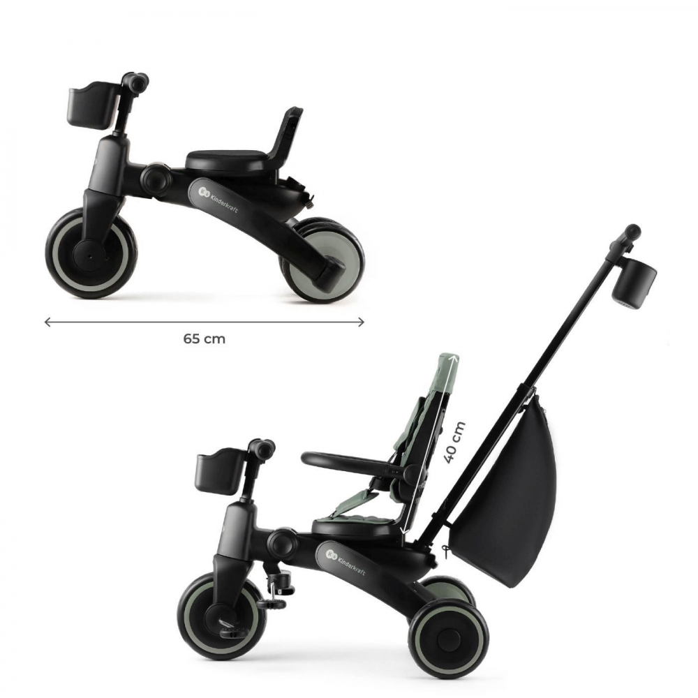 Kinderkraft Jazz 2 - Tricicleta 5-in-1 Pliabilă - imagine 7