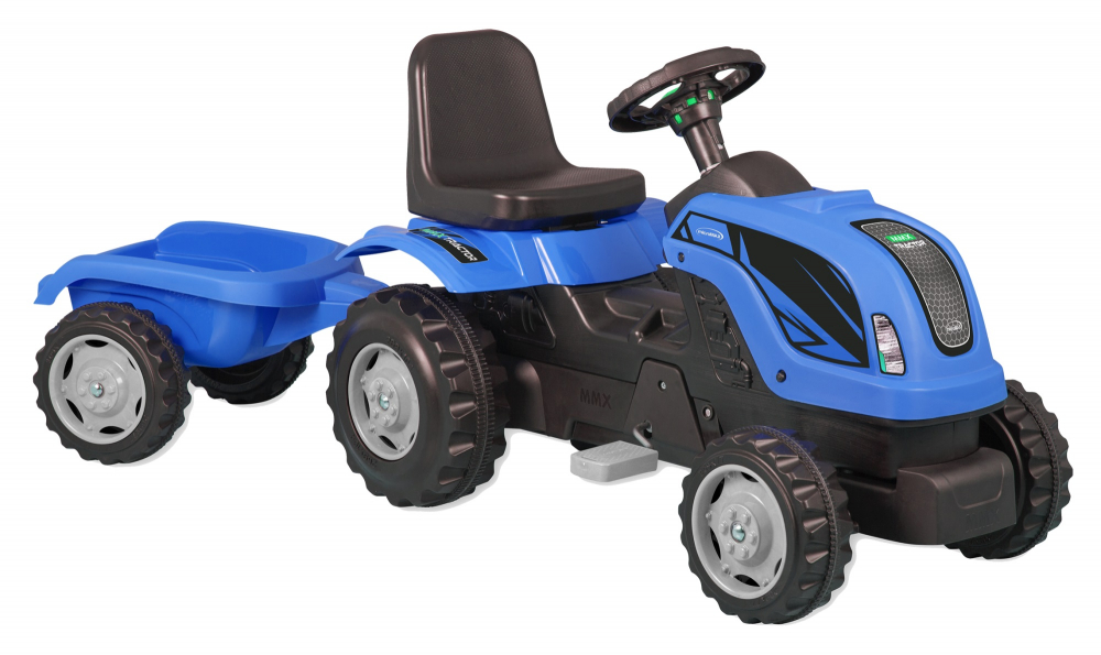 Tractor Pedale Micromax MMX cu Remorcă - Jucării - imagine 4