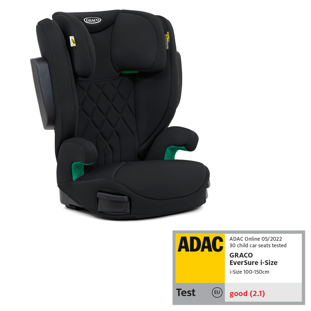 Scaun Auto Graco EverSure i-Size Negru, 3.5-12 ani