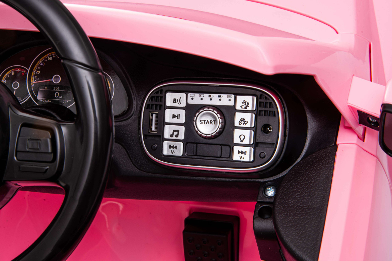 Volkswagen Beetle Dune 12V Rosu | Masinuta Electrica - imagine 8