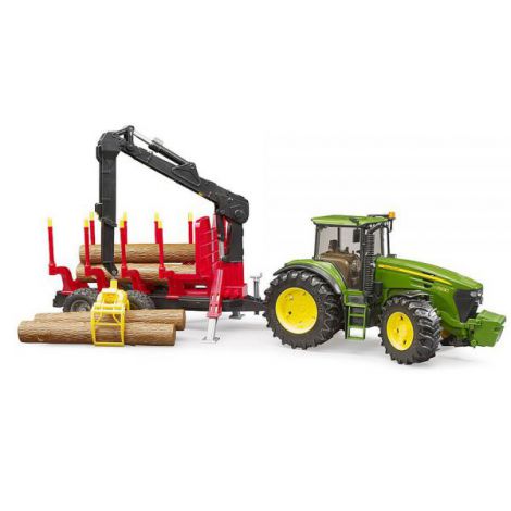 Tractor John Deere 7930 cu Remorcă Forestieră Bruder - imagine 5