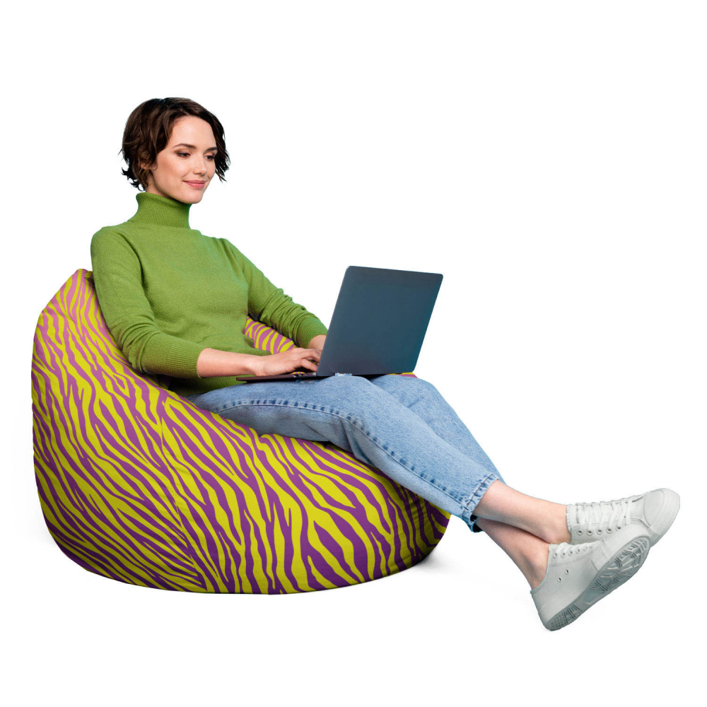Fotoliu Puf Zebra XL Updeco | Relaxare Premium - imagine 4