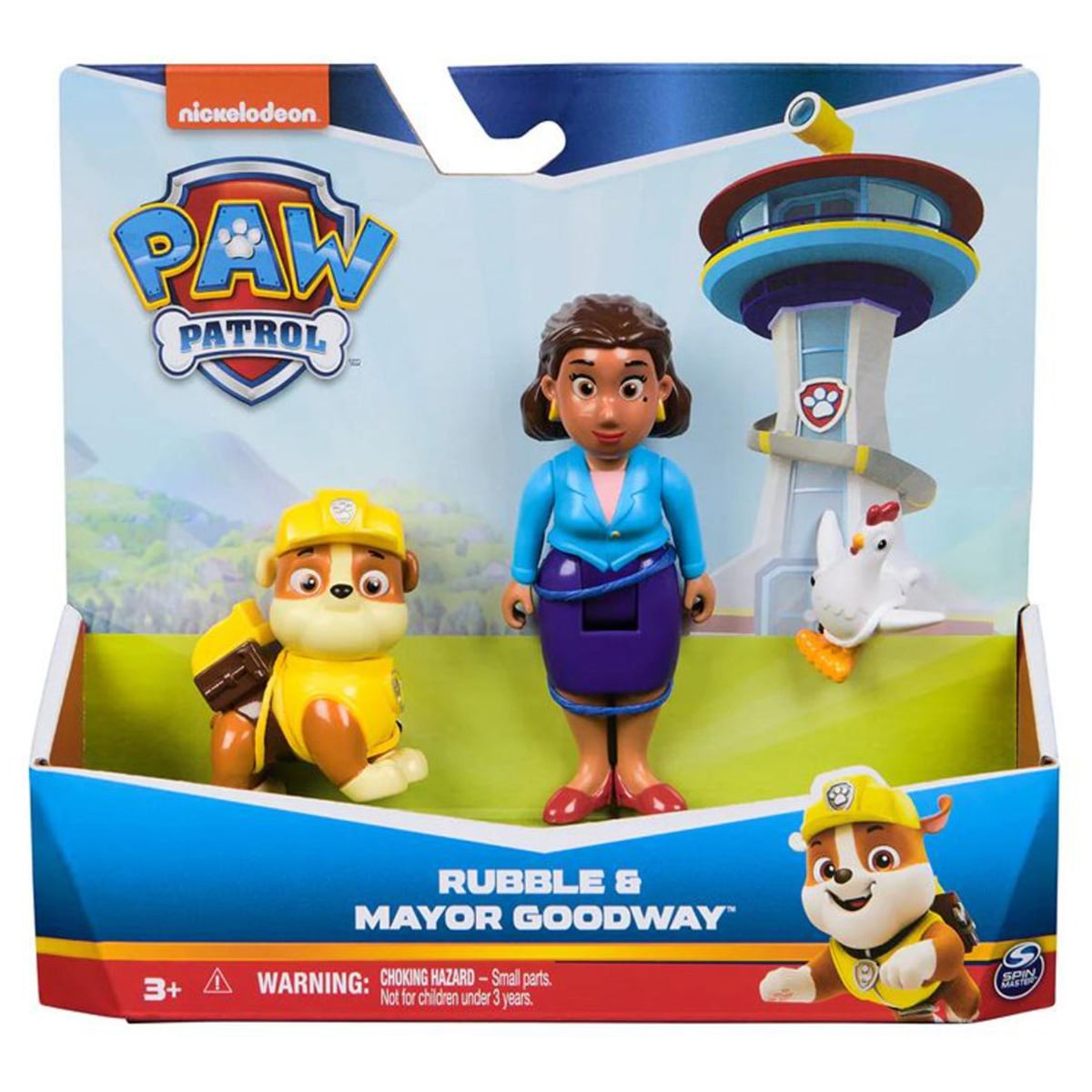 Set Figurine Paw Patrol Rubble, Goodway si Chickaletta