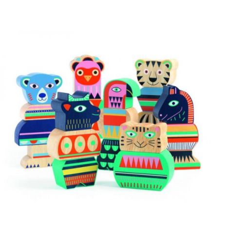 Zetribu Djeco - Figurine lemn totemuri