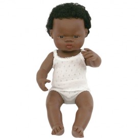 Păpușă băiat african 38 cm Miniland