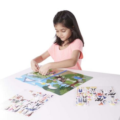 Set Abtibilduri Pufoase Clubul de Călărie Melissa & Doug - imagine 2