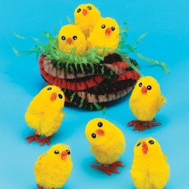 Mini Puisori Pufosi Baker Ross - Set 12 Bucăți
