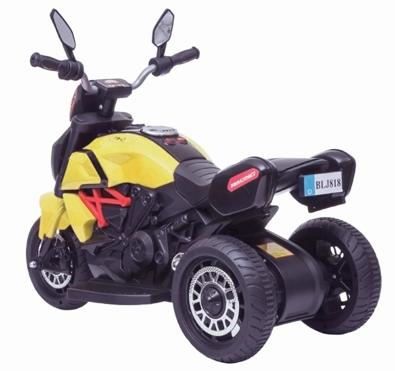 Motocicleta Electrică Nichiduta Kids Racing, 25W, Galben