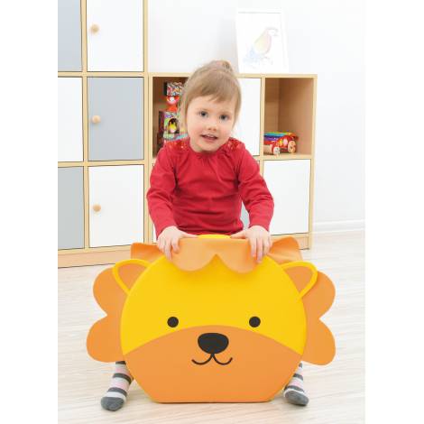 Puf pentru copii Leu Moje Bambino | Scaun moale - imagine 2