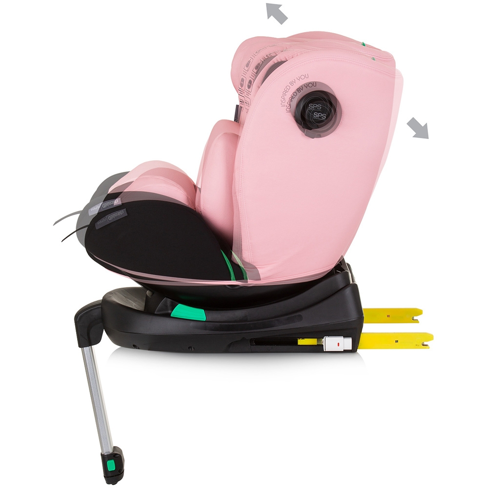 Scaun Auto Chipolino Olympus I-Size 0-12 Ani, Flamingo - imagine 9