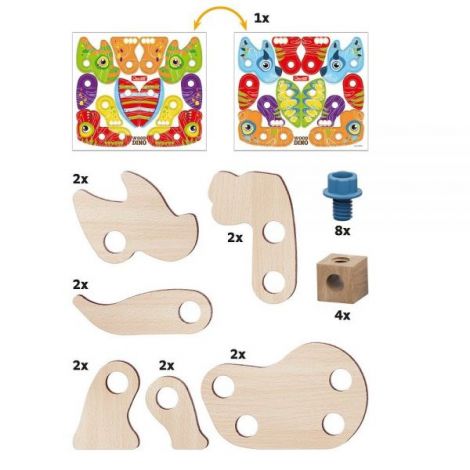 Quercetti Bio Set Dino - Constructie Creativa - imagine 6