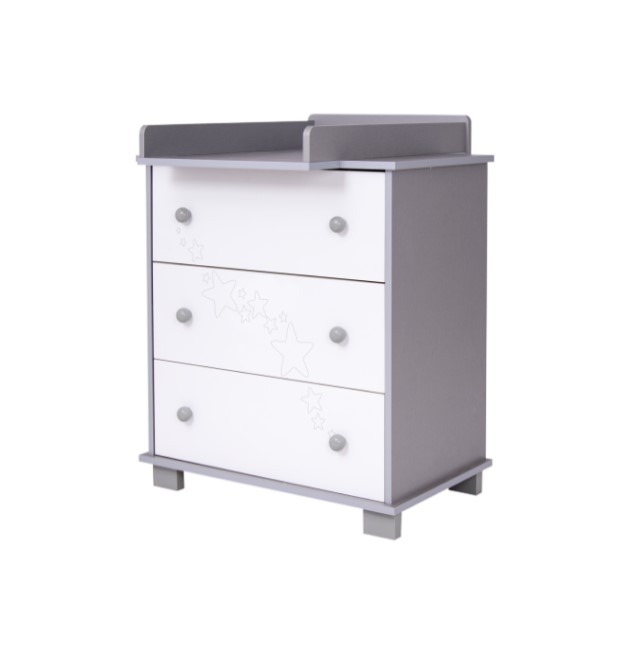 Comoda copii Stars Silver Eurogloria