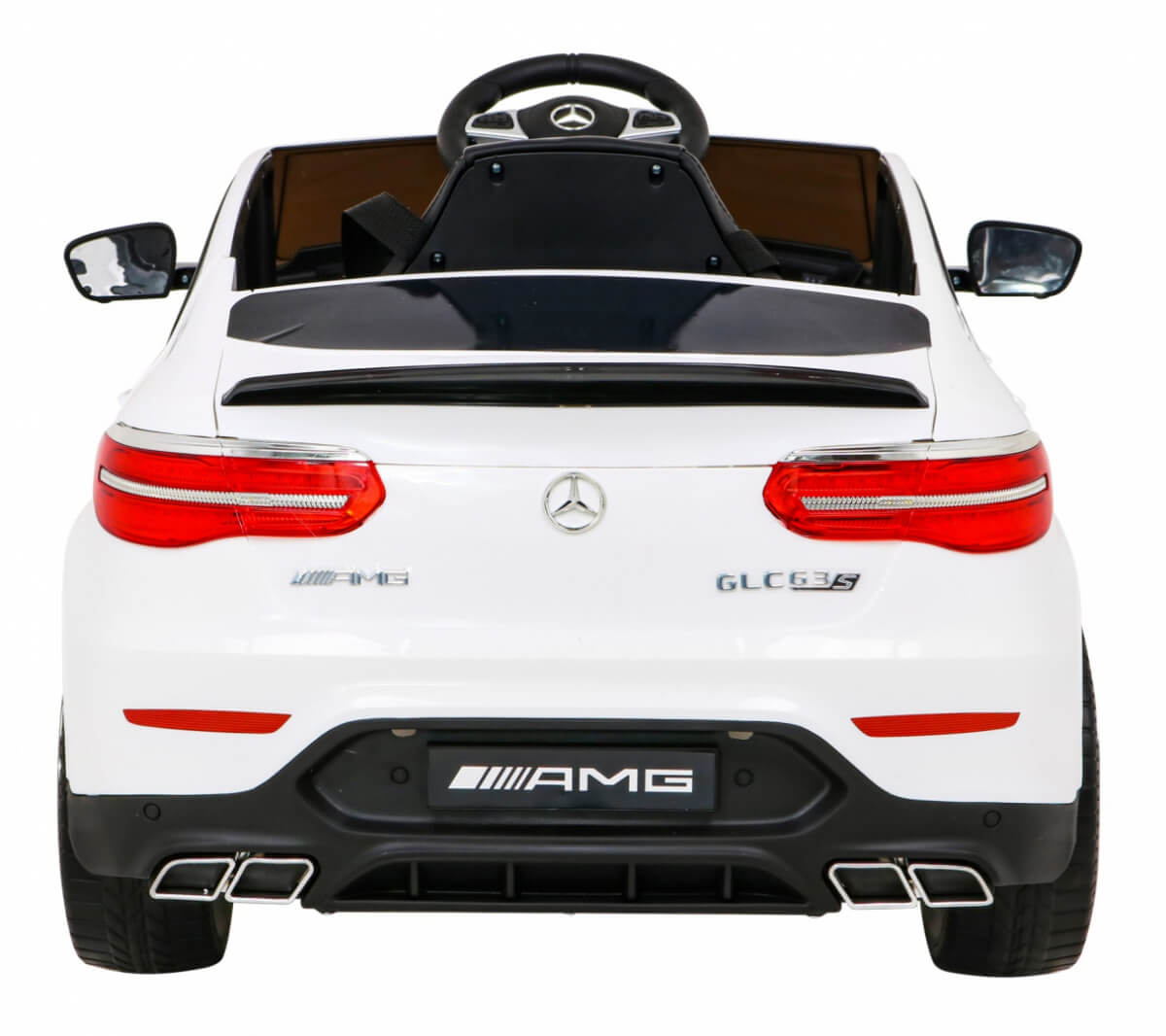Masinuta Electrica Mercedes AMG GLC63s 4x4 Alb - imagine 4