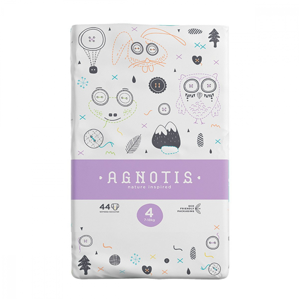 Scutece Hipoalergenice Agnotis Nr.4, 7-18kg, 44 buc - imagine 8